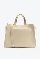 Bolsa Tote Off-white Couro Legítimo