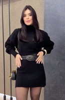 Vestido Canelado Hortencya