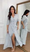 Vestido Botões Jordana Lurex