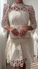 Vestido Neide – Renda Guipir