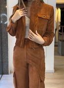 Conjunto Agatha Cotelê - Jaqueta e Calça