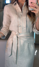 Vestido Chemise em Linho